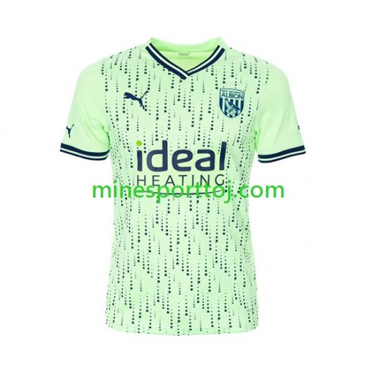West Bromwich Albion Herre Udebane Fodboldtrøje 2023-2024 Lange Ærmer