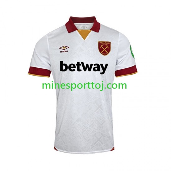 West Ham United Herre Tredje Fodboldtrøje 2024-2025 Lange Ærmer