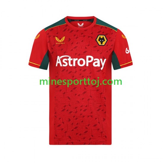 Wolverhampton Wanderers Herre Udebane Fodboldtrøje 2023-2024 Lange Ærmer