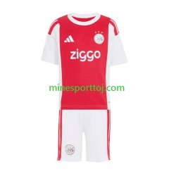 AFC Ajax Børne Hjemmebane Fodboldtrøje 2026-2027 Lange Ærmer