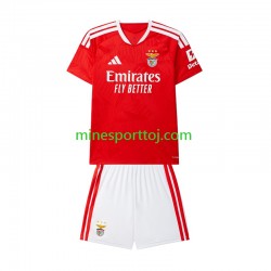 Benfica Børne Hjemmebane Fodboldtrøje 2026-2027 Lange Ærmer