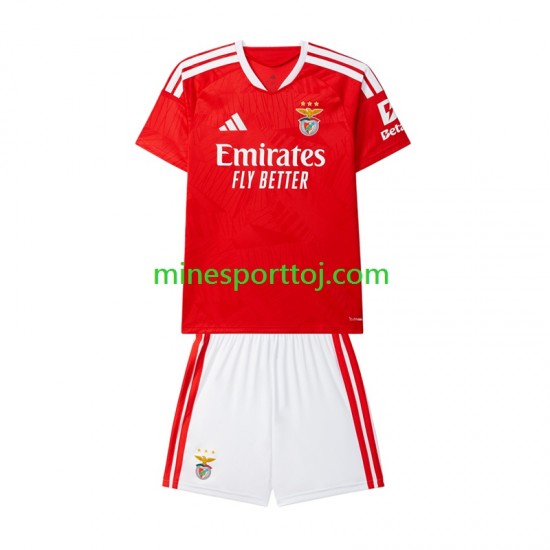 Benfica Børne Hjemmebane Fodboldtrøje 2026-2027 Lange Ærmer