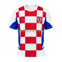 Kroatien 2002 Herre Retro Hjemmebane Fodboldtrøje Lange Ærmer