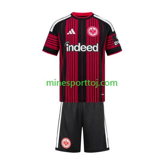 Eintracht Frankfurt Børne Hjemmebane Fodboldtrøje 2026-2027 Lange Ærmer