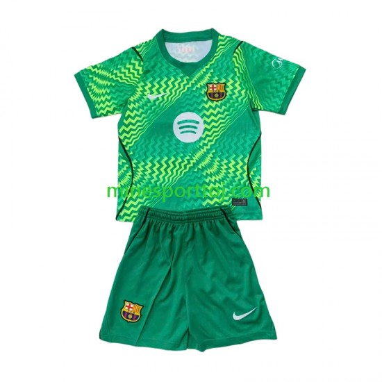 FC Barcelona Målmand Børne Hjemmebane Fodboldtrøje 2026-2027 Lange Ærmer