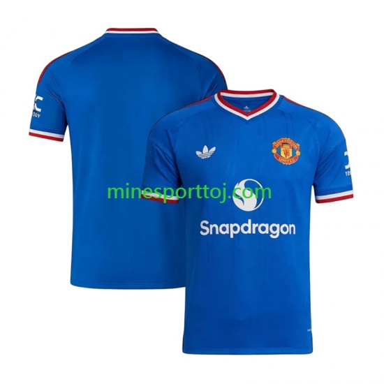 Manchester United Herre Udebane Fodboldtrøje 2026-2027 Lange Ærmer