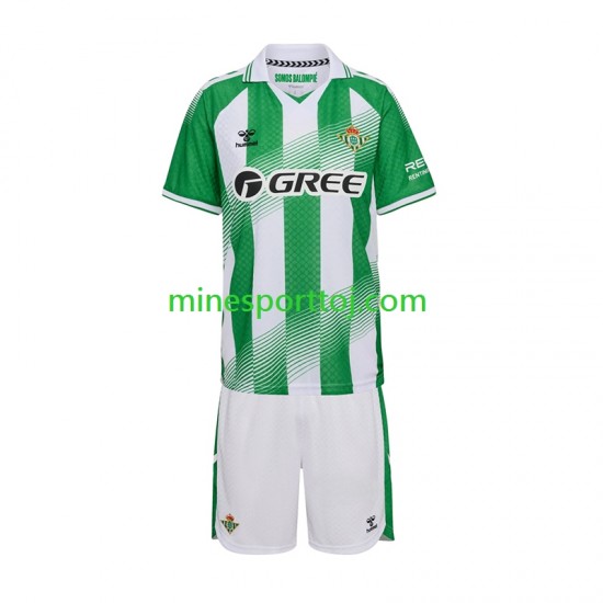 Real Betis Børne Hjemmebane Fodboldtrøje 2026-2027 Lange Ærmer