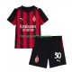 AC Milan Ardon Jashari 30 Børne Hjemmebane Fodboldtrøje 2025-2026 Lange Ærmer
