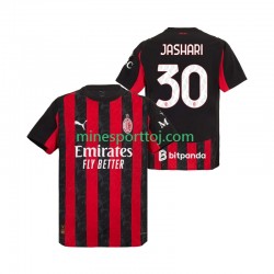 AC Milan Ardon Jashari 30 Herre Hjemmebane Fodboldtrøje 2025-2026 Lange Ærmer