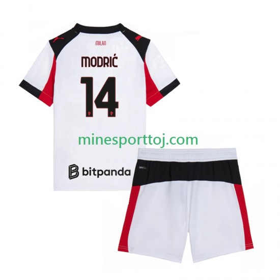 AC Milan Luca Modric 14 Herre Udebane Fodboldtrøje 2025-2026 Lange Ærmer