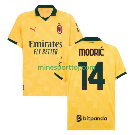 AC Milan Luca Modric 14 Herre Tredje Fodboldtrøje 2025-2026 Lange Ærmer