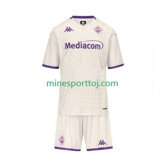 Fiorentina Børne Udebane Fodboldtrøje 2025-2026 Lange Ærmer