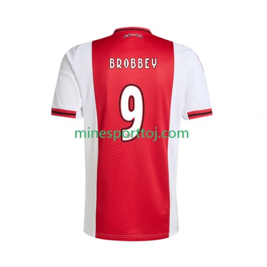 AFC Ajax Brian Brobbey 9 Herre Hjemmebane Fodboldtrøje 2025-2026 Lange Ærmer