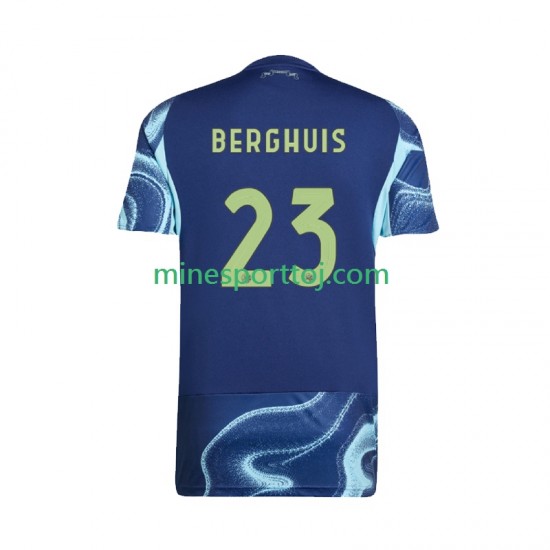 AFC Ajax Steven Berghuis 23 Herre Udebane Fodboldtrøje 2025-2026 Lange Ærmer