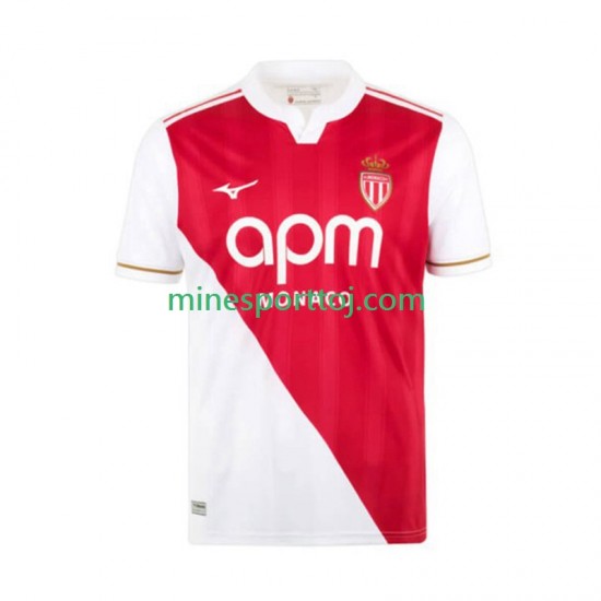 AS Monaco Herre Hjemmebane Fodboldtrøje 2025-2026 Lange Ærmer
