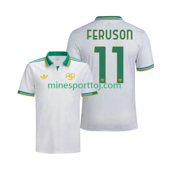 AS Roma Evan Ferguson 11 Herre Tredje Fodboldtrøje 2025-2026 Lange Ærmer