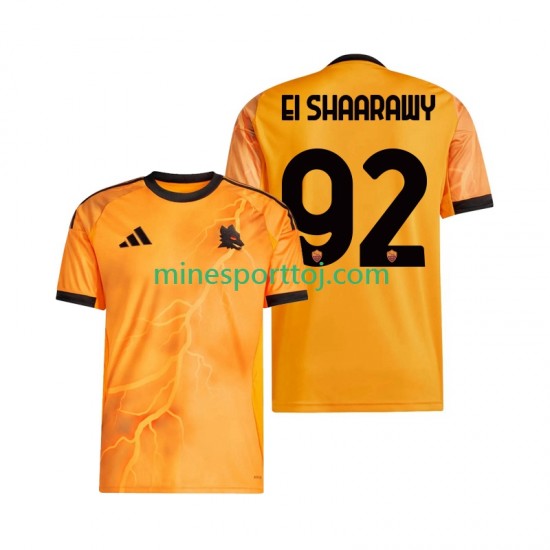 AS Roma Stephan El Shaarawy 92 Herre Udebane Fodboldtrøje 2025-2026 Lange Ærmer