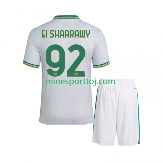 AS Roma Stephan El Shaarawy 92 Børne Tredje Fodboldtrøje 2025-2026 Lange Ærmer