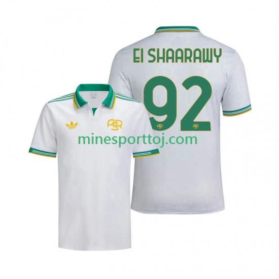 AS Roma Stephan El Shaarawy 92 Herre Tredje Fodboldtrøje 2025-2026 Lange Ærmer