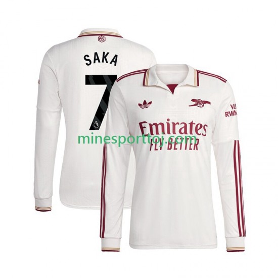 Arsenal Bukayo Saka 7 Herre Tredje Fodboldtrøje 2025-2026 med Korte Ærmer