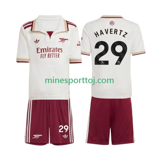 Arsenal Kai Havertz 29 Børne Tredje Fodboldtrøje 2025-2026 Lange Ærmer
