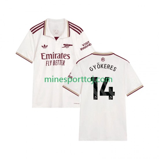Arsenal Viktor Gyokeres 14 Herre Tredje Fodboldtrøje 2025-2026 Lange Ærmer
