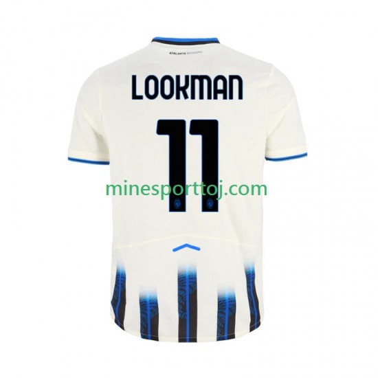 Atalanta Ademola Lookman 11 Herre Udebane Fodboldtrøje 2025-2026 Lange Ærmer