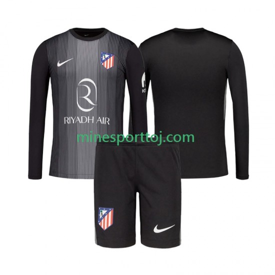 Atlético Madrid Målmand Børne Udebane Fodboldtrøje 2025-2026 med Korte Ærmer