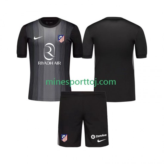 Atlético Madrid Målmand Børne Udebane Fodboldtrøje 2025-2026 Lange Ærmer