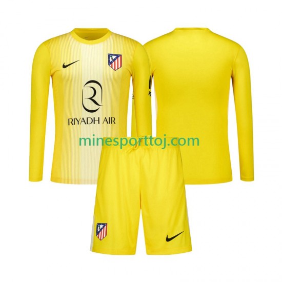 Atlético Madrid Målmand Børne Hjemmebane Fodboldtrøje 2025-2026 med Korte Ærmer