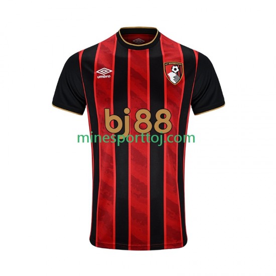 BOURNEMOUTH Herre Hjemmebane Fodboldtrøje 2025-2026 Lange Ærmer