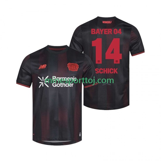 Bayer 04 Leverkusen Patrik Schick 14 Herre Hjemmebane Fodboldtrøje 2025-2026 Lange Ærmer