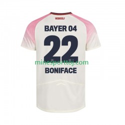 Bayer 04 Leverkusen Victor Boniface 22 Herre Udebane Fodboldtrøje 2025-2026 Lange Ærmer