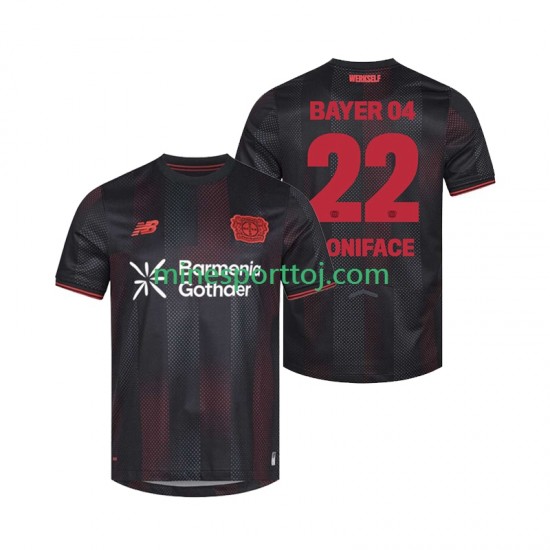 Bayer 04 Leverkusen Victor Boniface 22 Herre Hjemmebane Fodboldtrøje 2025-2026 Lange Ærmer