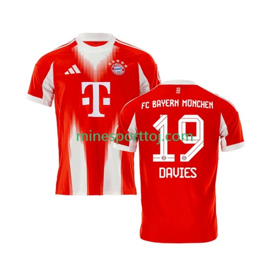 FC Bayern München Alphonso Davies 19 Herre Hjemmebane Fodboldtrøje 2025-2026 Lange Ærmer