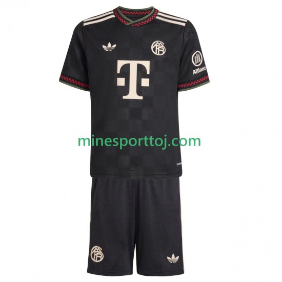 FC Bayern München Børne Tredje Fodboldtrøje 2025-2026 Lange Ærmer
