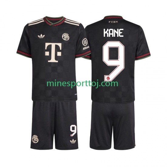 FC Bayern München Harry Kane 9 Børne Tredje Fodboldtrøje 2025-2026 Lange Ærmer