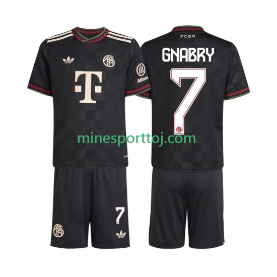FC Bayern München Serge Gnabry 7 Børne Tredje Fodboldtrøje 2025-2026 Lange Ærmer