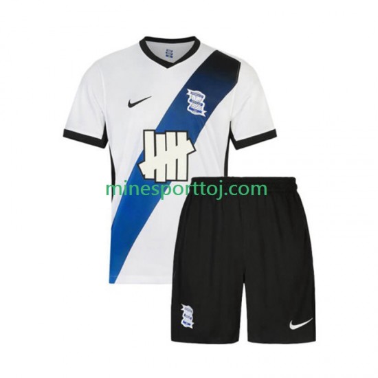 Birmingham City Børne Udebane Fodboldtrøje 2025-2026 Lange Ærmer