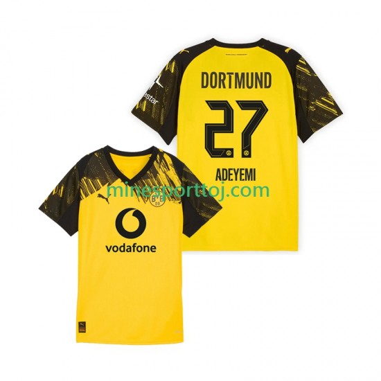 Borussia Dortmund Karim Adeyemi 27 Herre Hjemmebane Fodboldtrøje 2025-2026 Lange Ærmer