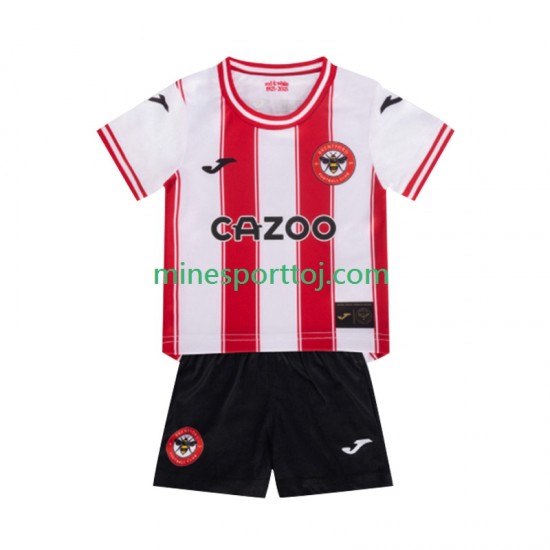 Brentford Børne Hjemmebane Fodboldtrøje 2025-2026 Lange Ærmer