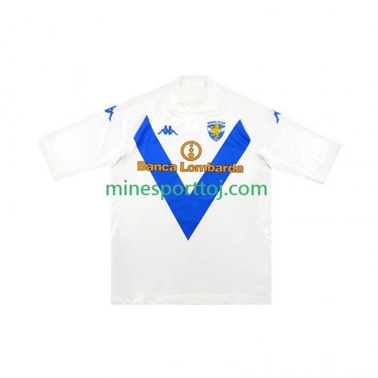 Brescia Calcio 2003 2004 Herre Retro Udebane Fodboldtrøje Lange Ærmer