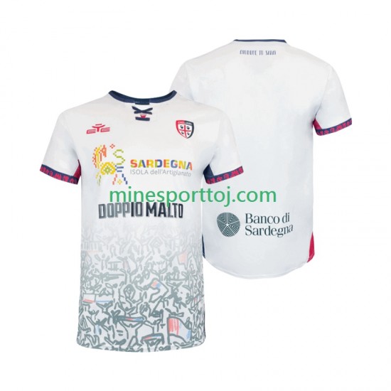 Cagliari Herre Udebane Fodboldtrøje 2025-2026 Lange Ærmer