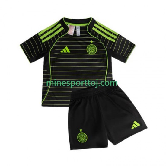 Celtic FC Børne Udebane Fodboldtrøje 2025-2026 Lange Ærmer