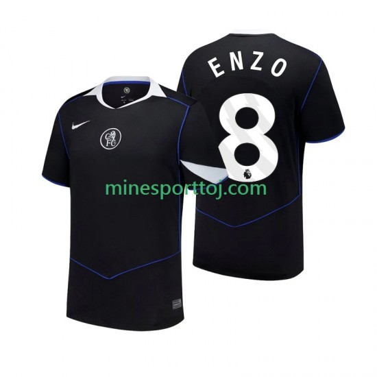 Chelsea Enzo Fernandez 8 Herre Tredje Fodboldtrøje 2025-2026 Lange Ærmer