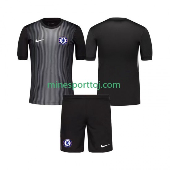 Chelsea Målmand Børne Hjemmebane Fodboldtrøje 2025-2026 Lange Ærmer