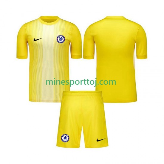 Chelsea Målmand Børne Tredje Fodboldtrøje 2025-2026 Lange Ærmer