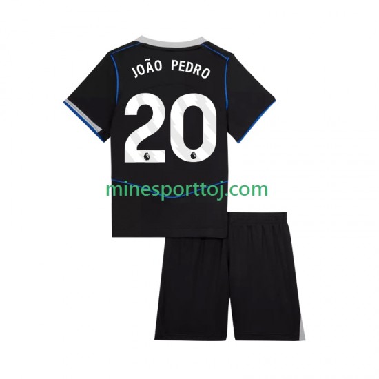 Chelsea Joao Pedro 20 Børne Tredje Fodboldtrøje 2025-2026 Lange Ærmer