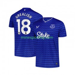 Everton Jack Grealish 18 Herre Hjemmebane Fodboldtrøje 2025-2026 Lange Ærmer