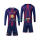 FC Barcelona Børne Hjemmebane Fodboldtrøje 2025-2026 med Korte Ærmer